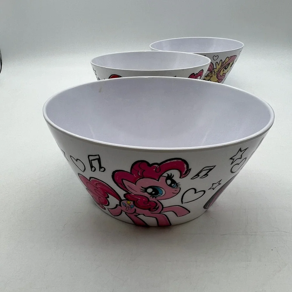 Zak Designs My Little Pony 9pc Melamine Set Plates Bowls Cups 2017 Hasbro Kids